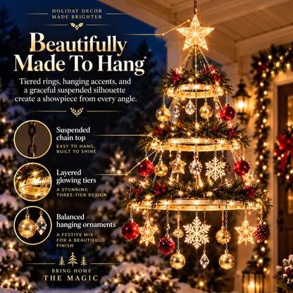 ✨ Holiday Hanging Light – Illuminated Christmas Garden & Porch Décor