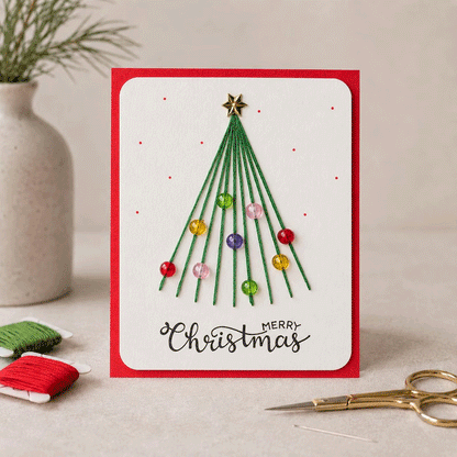 🎄🧵Merry & Bright Christmas DIY Kit (6 pcs)