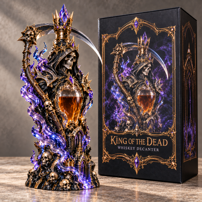 Grim Reaper Whiskey Decanter – King of the Dead Gothic Bar Decor