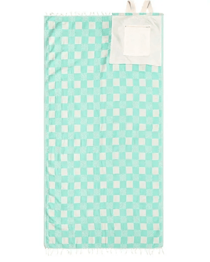 2-in-1 Sand-Free Towel Backpack | 100% Organic Cotton