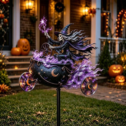 🔥HALLOWEEN MOTORCYCLE-THEMED GARDEN WINDMILL