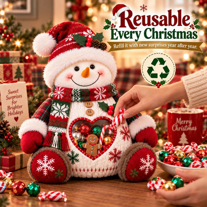 🎅 Refillable Christmas Figurine Treat Holder
