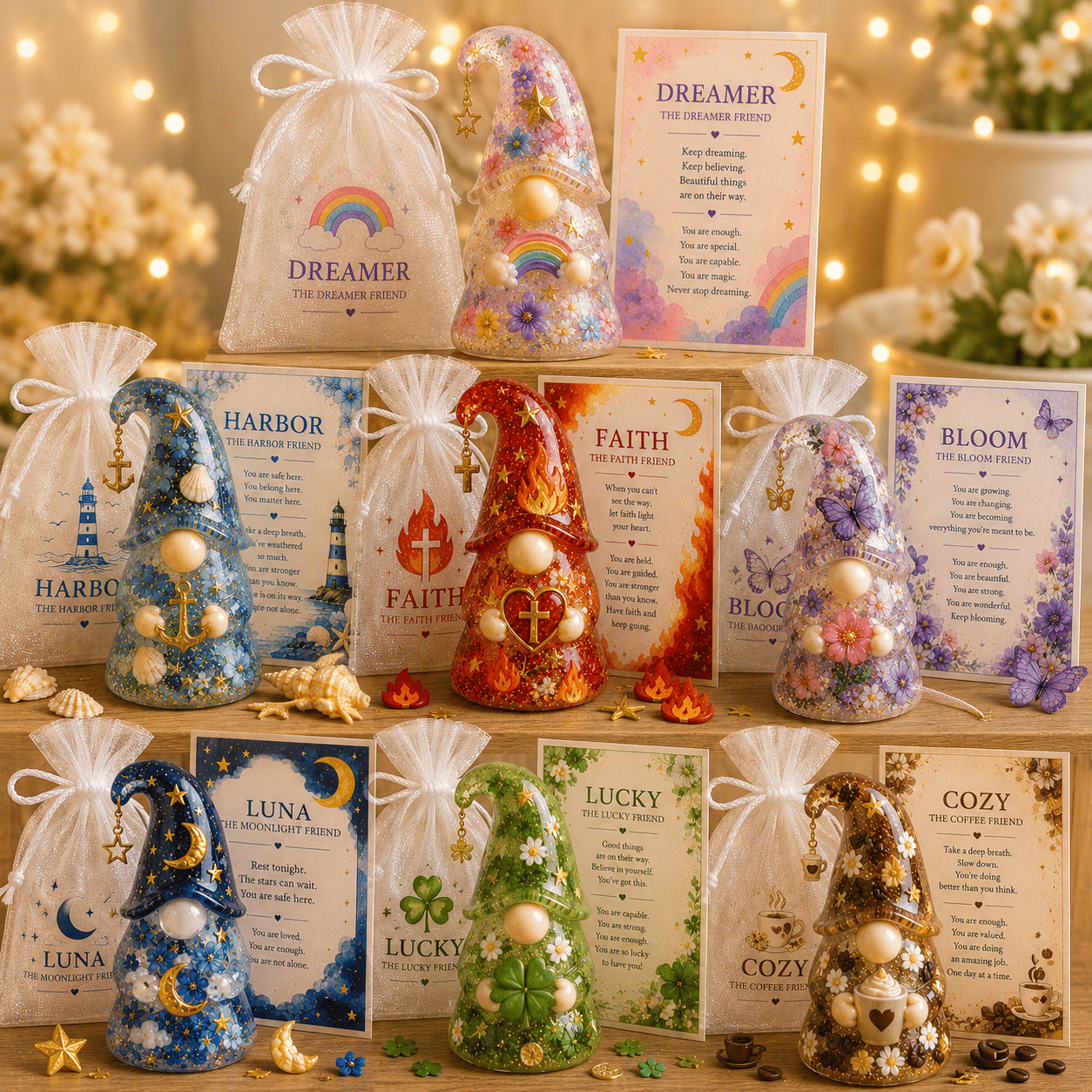 Emotional Support Gnome Gift Set