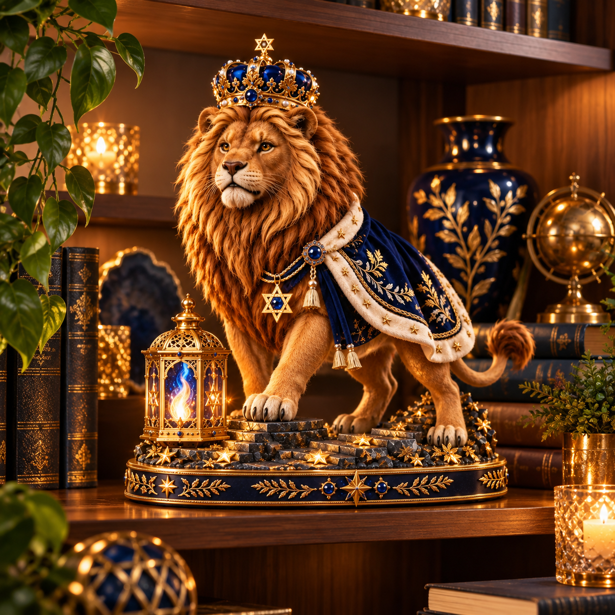 🕎 Guardian of Light Lion of Judah Figurine
