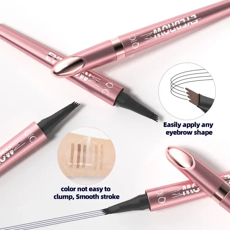 🎁Buy 1 Get 1 Free✨Waterproof Micro-Fork Eyebrow Pencil, Long-Lasting Brow Pen for Natural Hair-Like Strokes