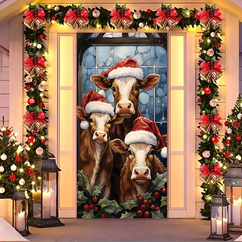🎄🎅 2026 Festive Christmas Door Cover