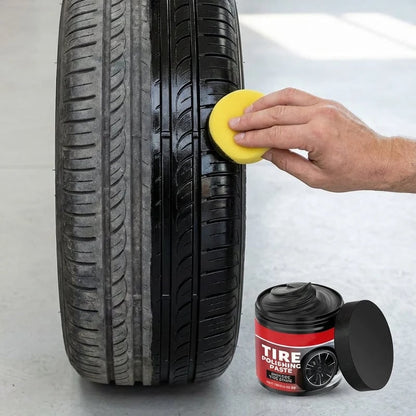 🎉✨Tire Shine Balm with Sponge – Restore a Deep Black Finish