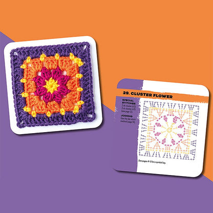 🧶✨ 50-Design Crochet Inspiration Card Set – Portable Stitch, Pattern & Color Guide