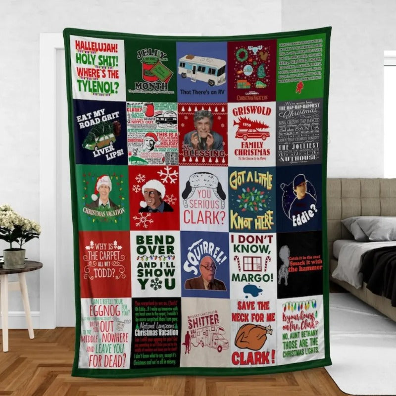 Cozy Flannel Holiday Blanket