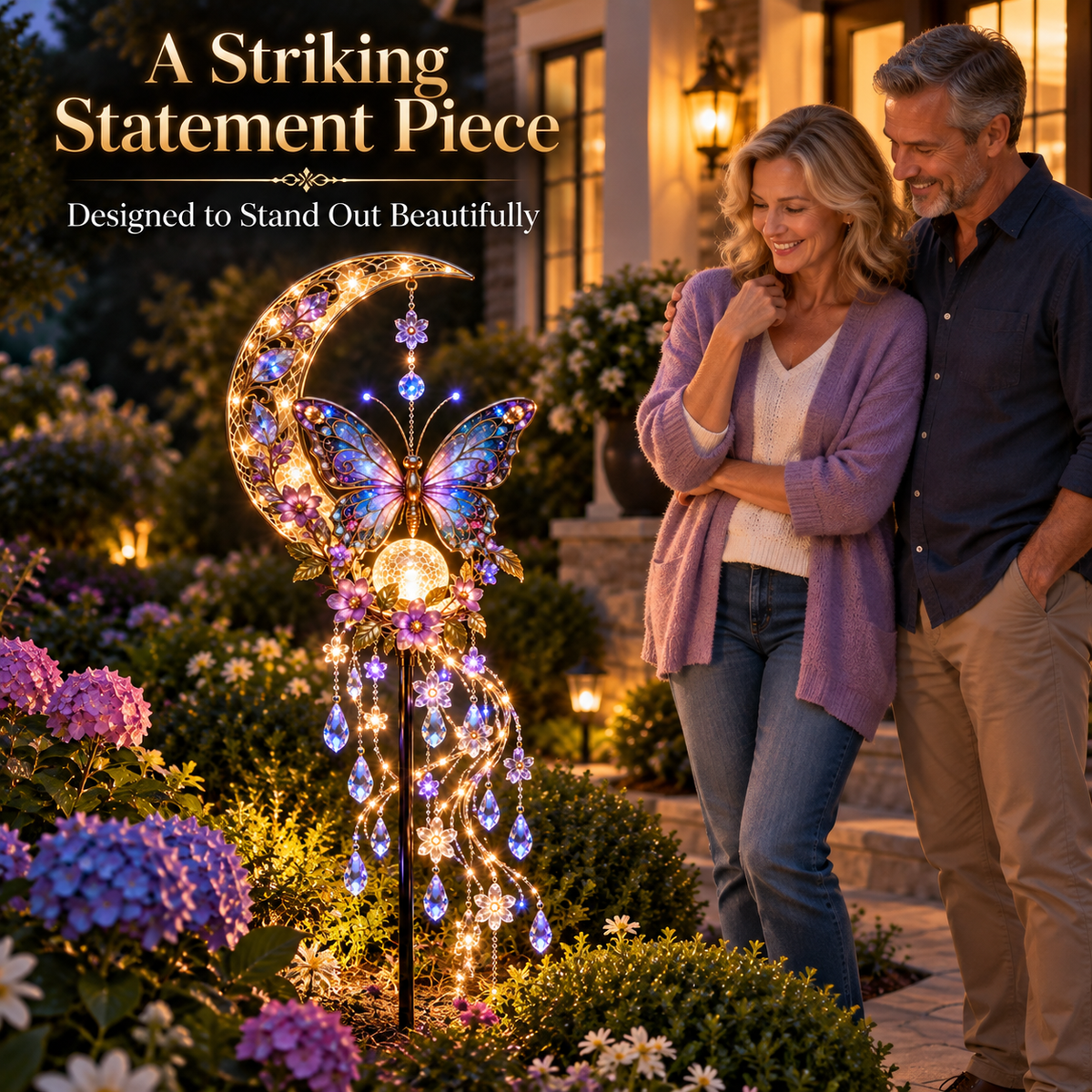 🦋✨ Butterfly Moon Garden Cascade™ – Turn Your Garden Into a Fairytale
