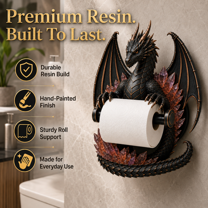 🐉Crystal Dragon Toilet Paper Holder