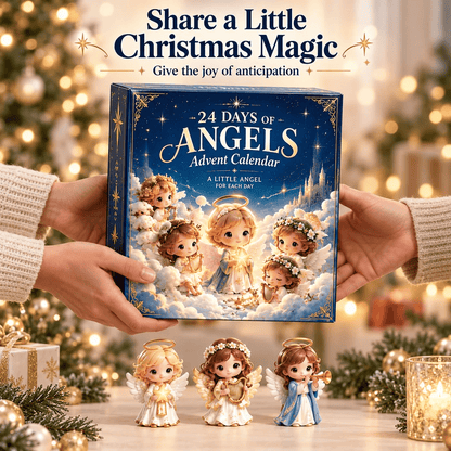 🕊️✨ 24 Days of Angel Blessings – Christmas Tree Ornament Countdown Collection