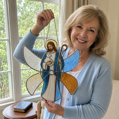 ⏳ Last Day 49% OFF – ✝️ Beginner-Friendly 3D Christian Iridescent Suncatcher DIY Kit | 6 Faith-Inspired Designs with Glass-Style Panels, Metal Frames, Hanging Chain, Tools & Step-by-Step Guide Included 💕