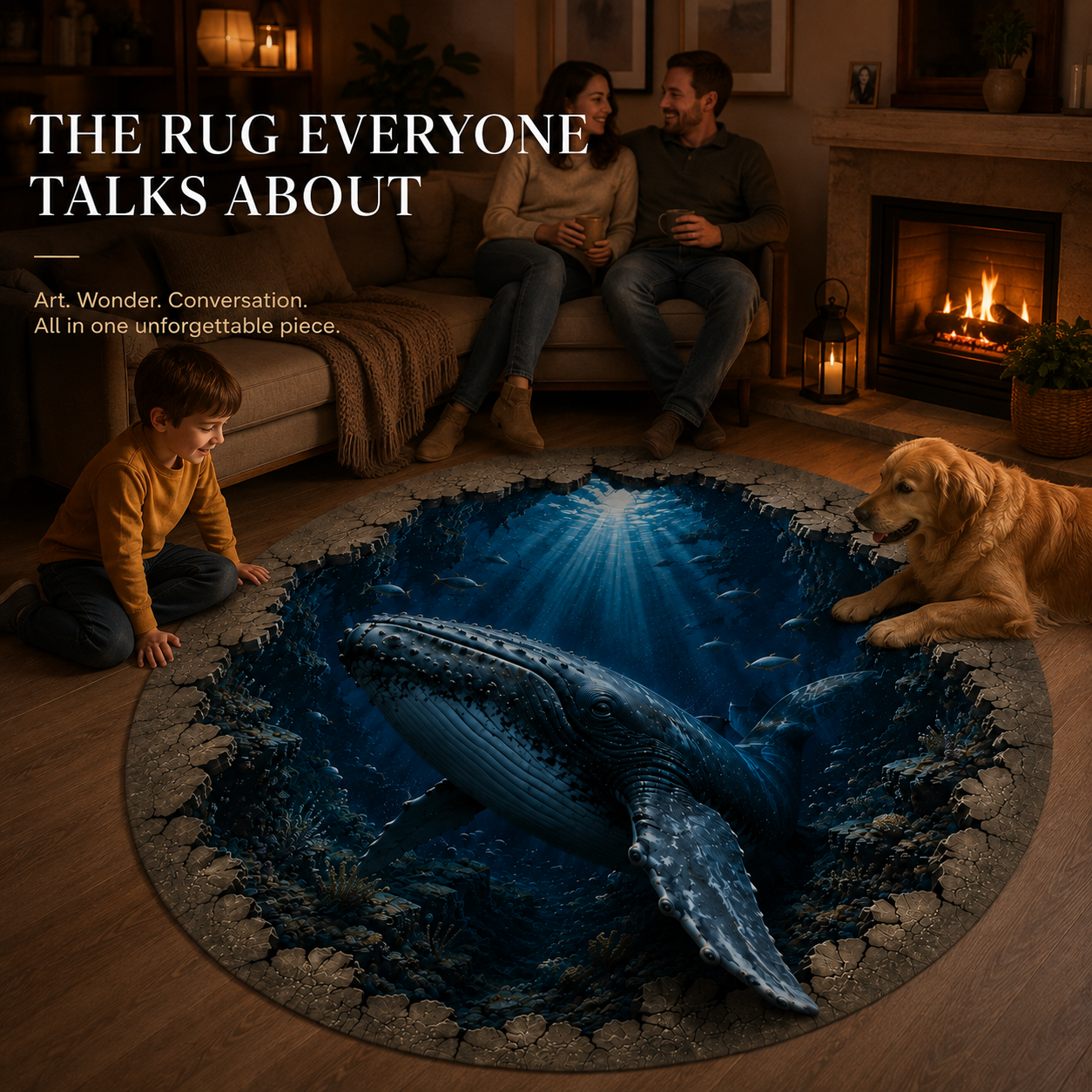 ✨🌊A Realistic 3D Ocean World Beneath Your Feet