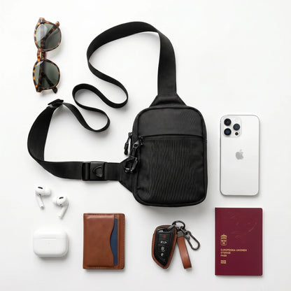 🛡️ Travel Sling Bag – Discreet Secure Sling Pack Keeps Valuables Safe