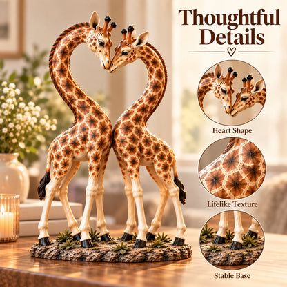 💕🎁Better Together – Giraffe Heart Sculpture 🦒♡🦒(✨Buy 2 Free Shipping)