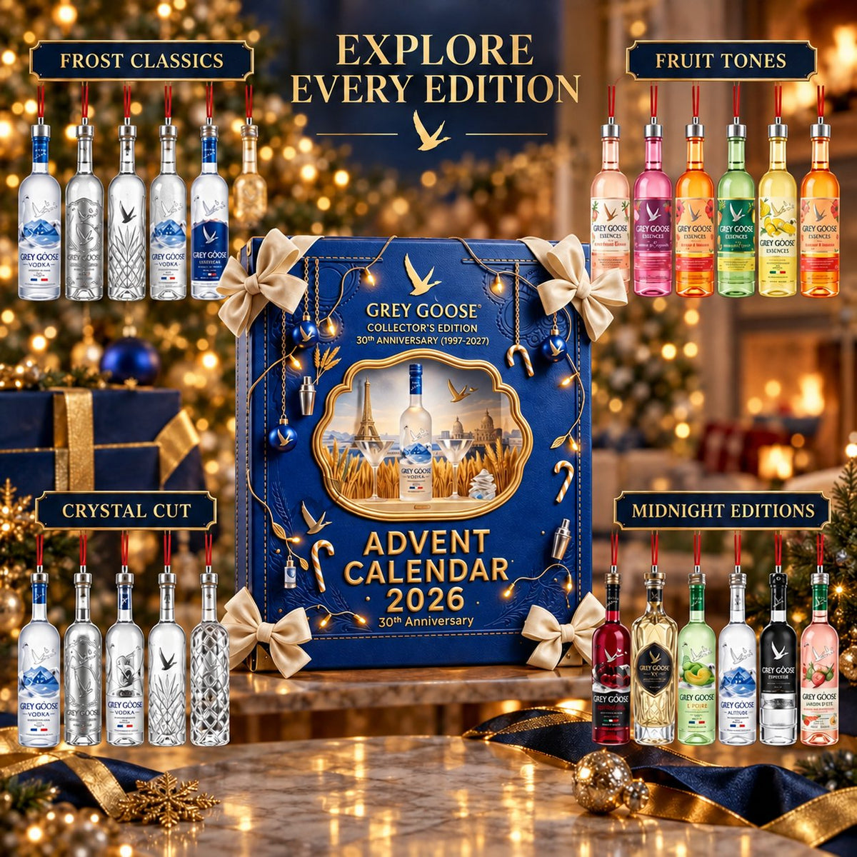 30-Year Collector's Spirit Bottle Advent Calendar 🥂