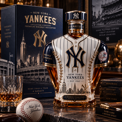 Bronx Bomber Jersey Decanter