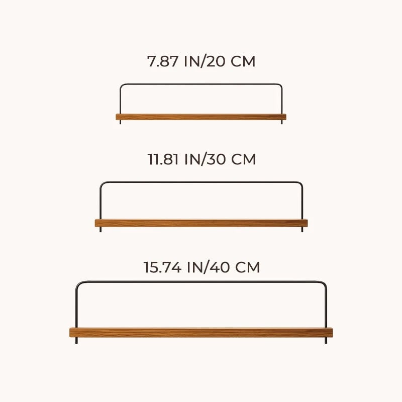 Minimalist Photo Display Shelf – Modern Wall Ledge for Photos, Art Prints & Postcards
