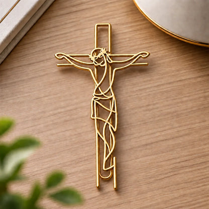 ✝Faith-Inspired Gold Paper Clips — Meaningful Christian Bookmarks