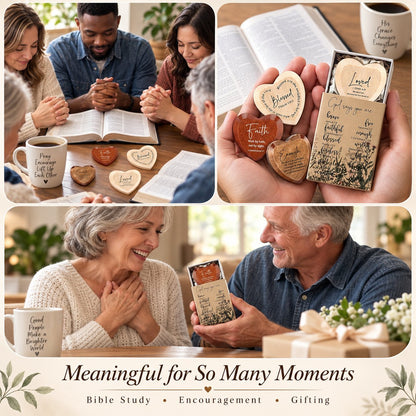 ⏳Limited-time 49% OFF - ✝️ 🎁 Christian Pocket Heart Gift Set(Set of 12)