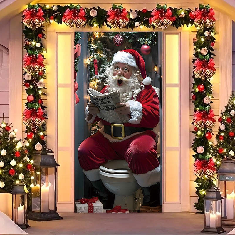 🎄🎅 2026 Festive Christmas Door Cover