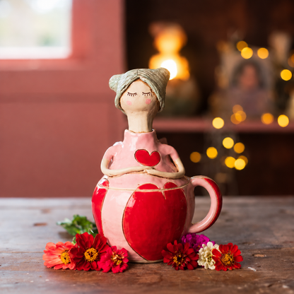 💖 Handmade Fairies Storage Jar/Mug 🎁