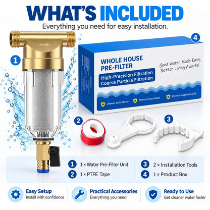 🔥HOT SALE🔥Whole House Water Pre-Filter