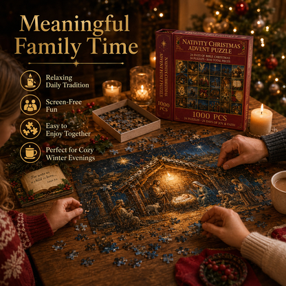 Nativity Christmas Advent Puzzle