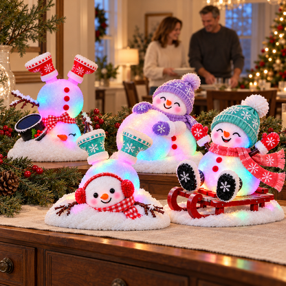 ☃️ Adorable Light-Up Snowmen | 4 Cute Christmas Garden Style 🎁