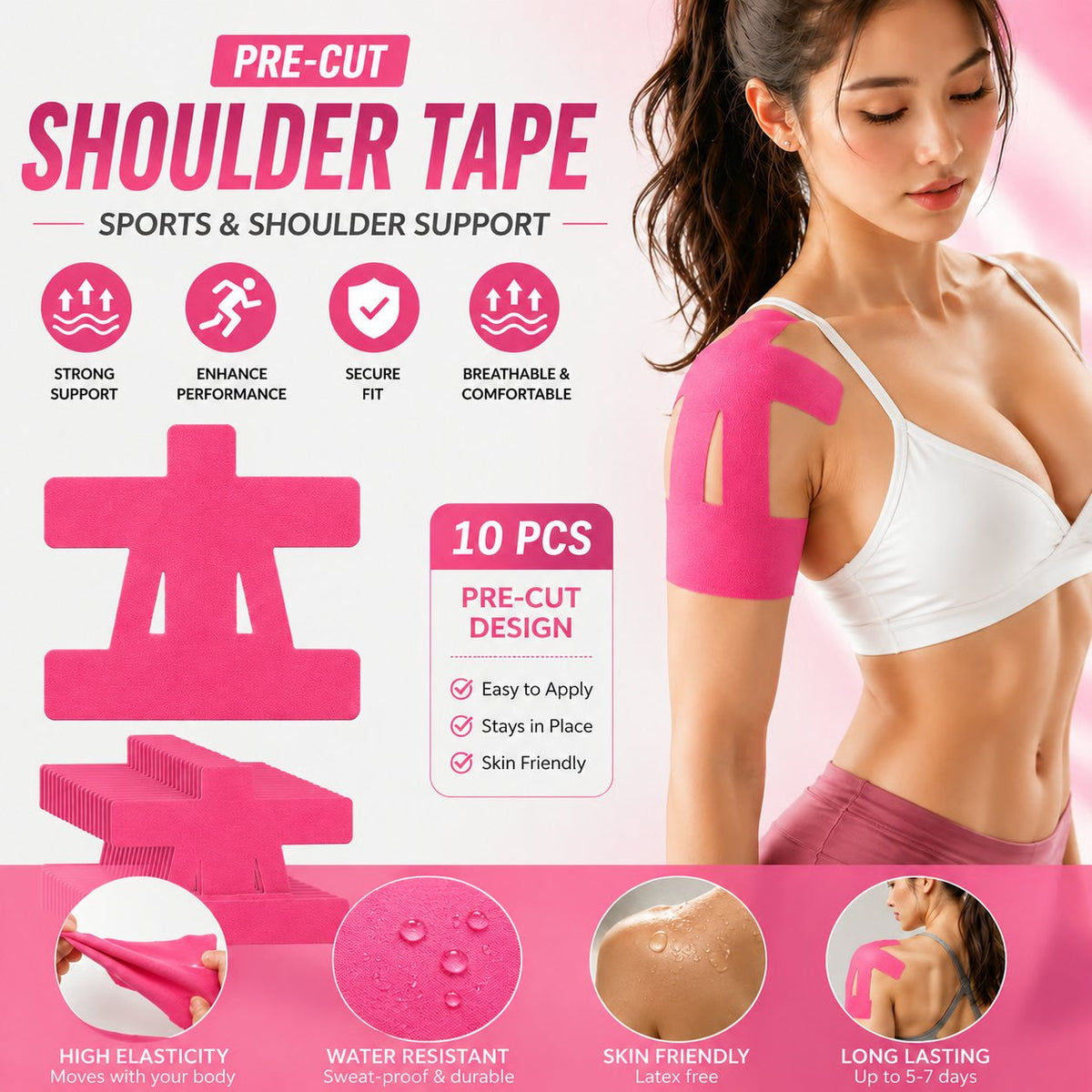 🔥Kinesiology Reduce Shoulder Pain & Knee Tape