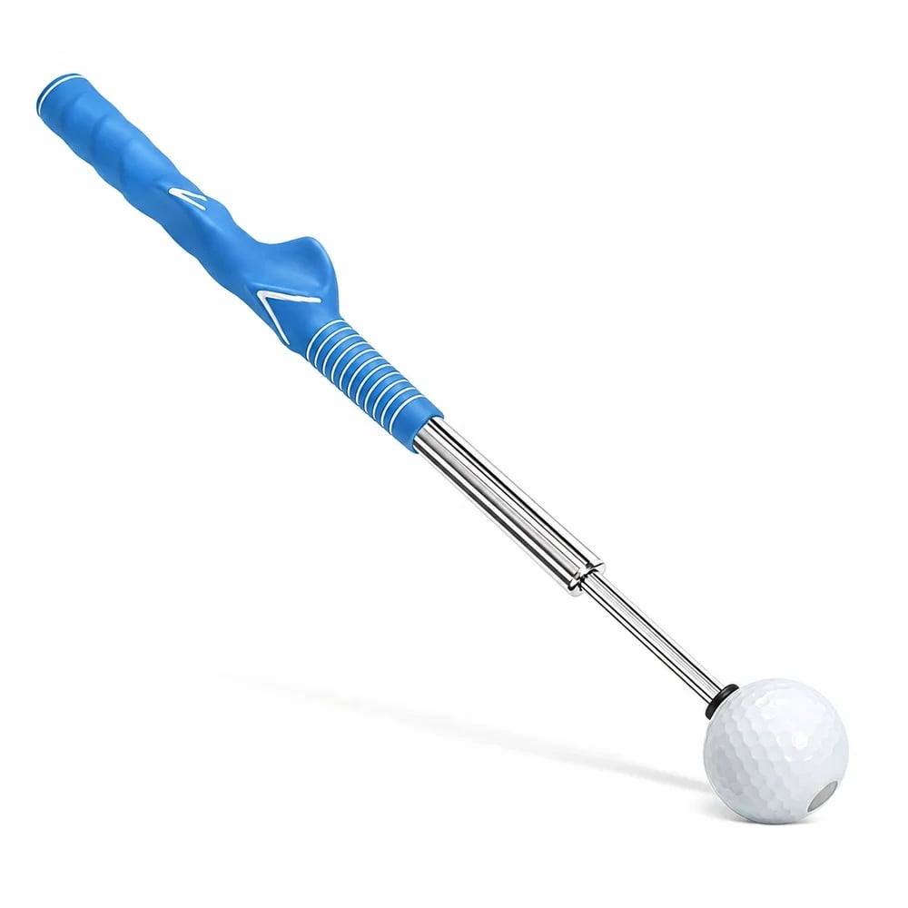 💥🏆Golf Grip Practice Tool with Contoured Handle and Ball End