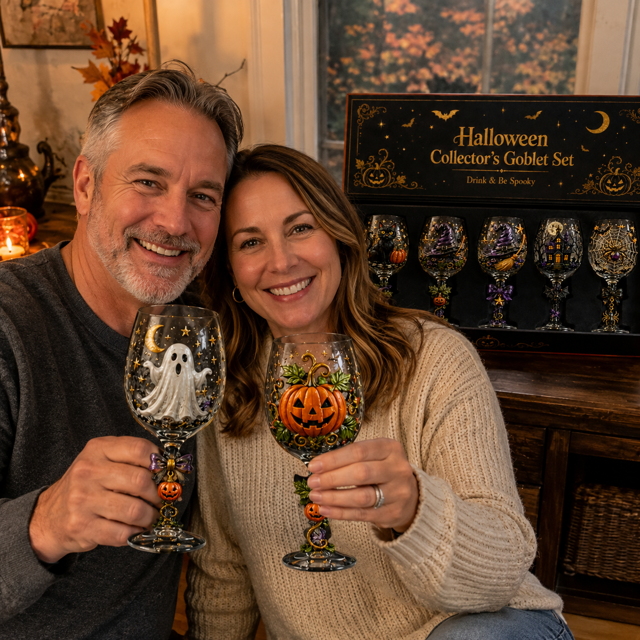 🎃✨ Halloween Collector’s Goblet Set