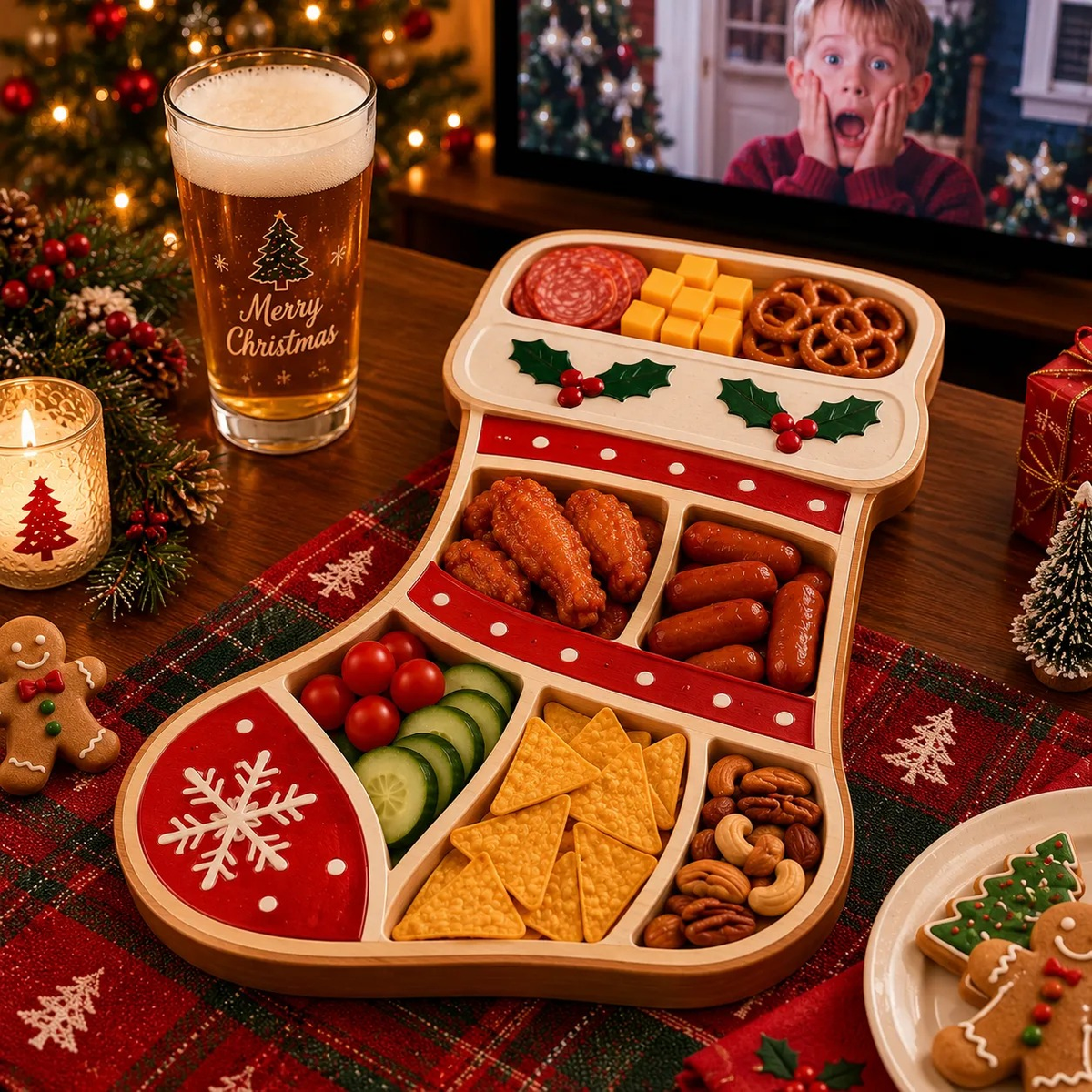 🔥Last Day 49% OFF🎄 Christmas Snack Serving Tray