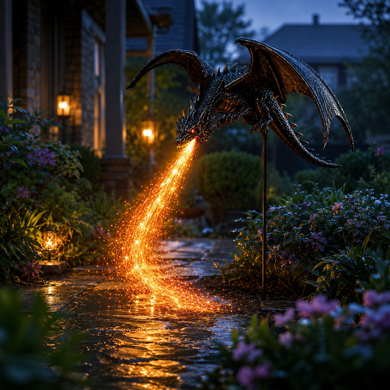 ✨Solar Dragon Fire Garden Light