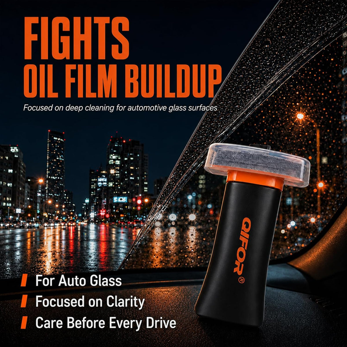 ClearView™ Car Glass Oil Film Remover – Clearer Vision in Minutes