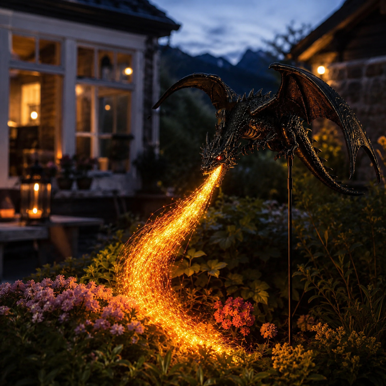 ✨Solar Dragon Fire Garden Light