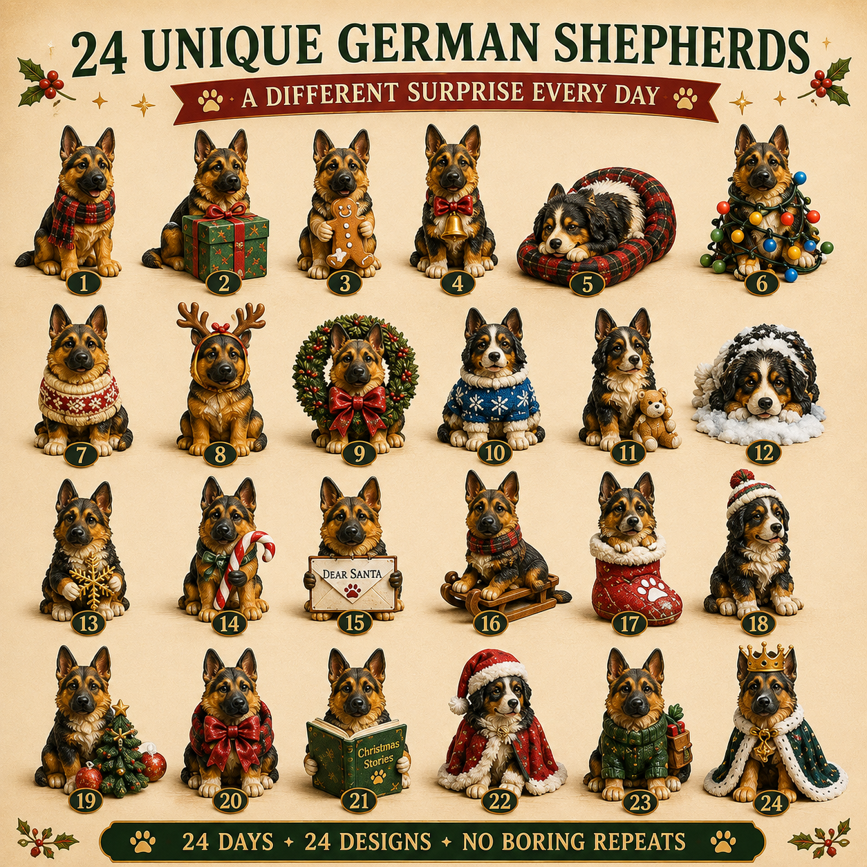 🥇 2026 German Shepherd Christmas Collection