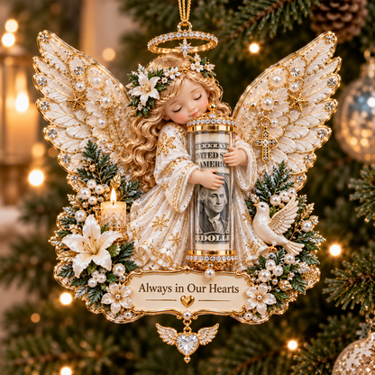 👼🎄 Christmas Angel Cash Holder Ornament