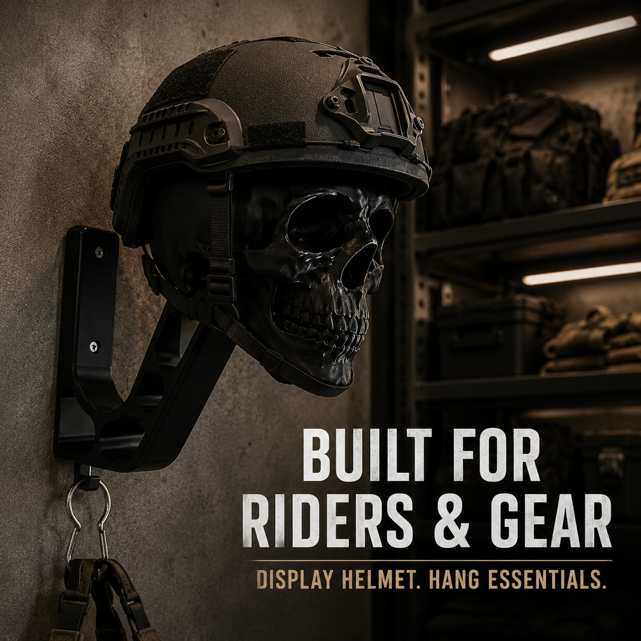 Black Knight Skull Helmet Stand