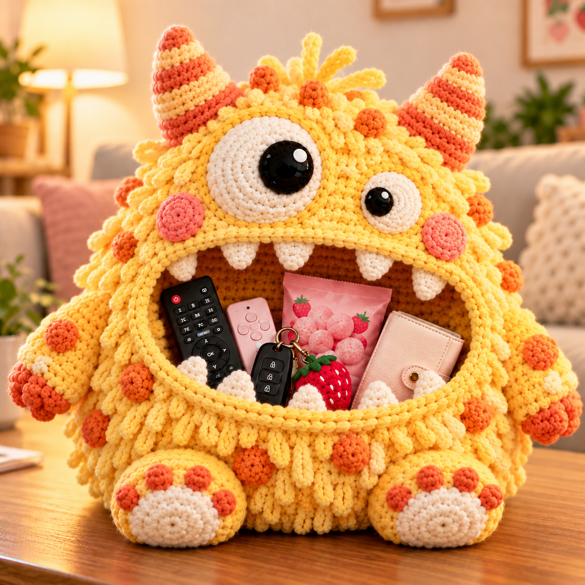 👾Clutter Munchers Hungry Monster DIY Crochet Storage Buddies 🧶