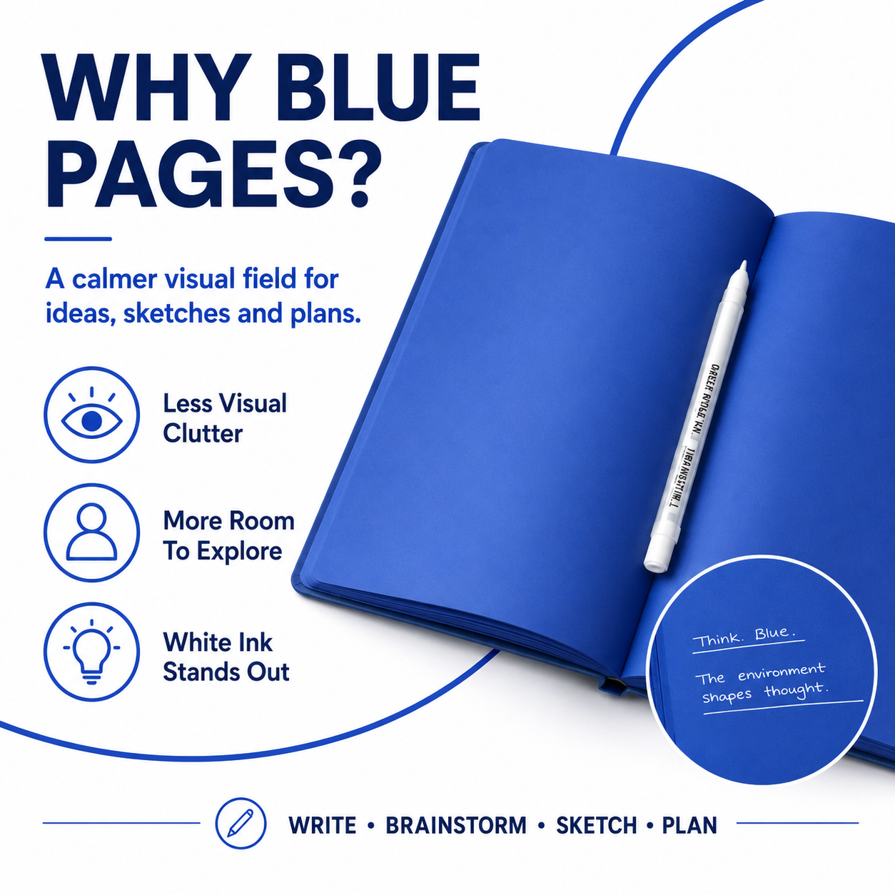 Benefits of blue notebook pages