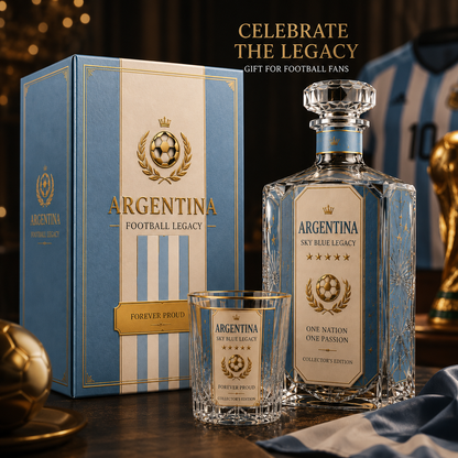 Argentina Football Legacy Collector’s Decanter Gift Set