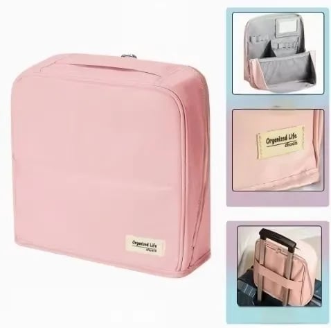 🎉Standing Makeup Bag – Portable, Large Capacity