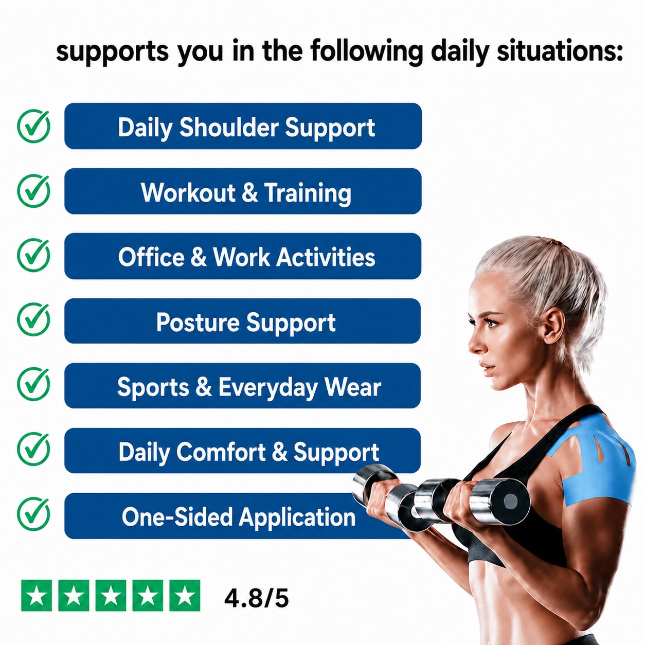 🔥Kinesiology Reduce Shoulder Pain & Knee Tape