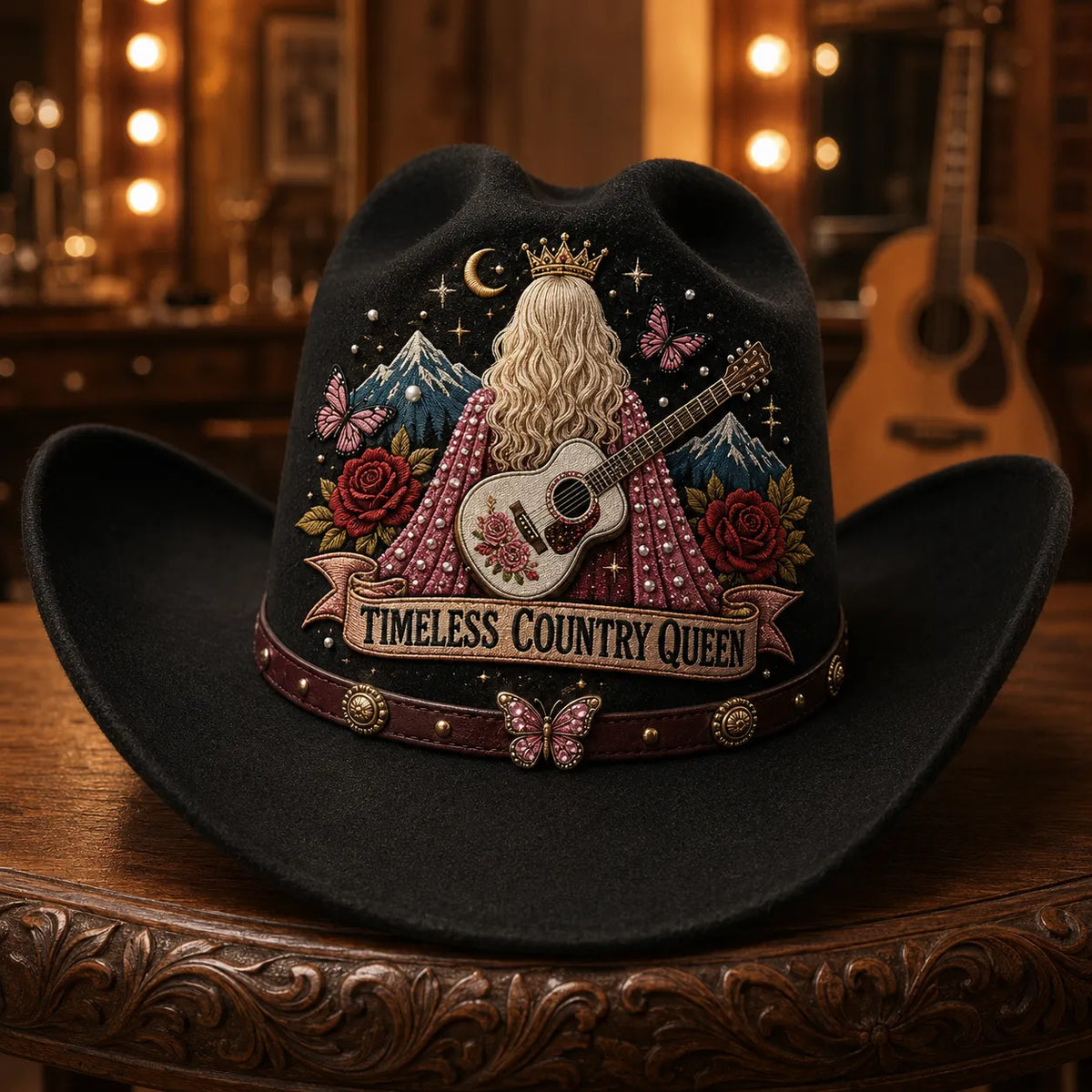 ⏳ Last Day 49% OFF – 🤠 Queen of Country 1946–2026 Tribute Cowboy Hat Collection | Premium Embroidered Western Hats With Guitar, Floral, Rhinestone & Country Music Legacy Designs 🎸✨