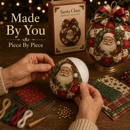 🔥LAST DAY 50% OFF - 🎄Christmas Classics Patchwork Ornament DIY Kit
