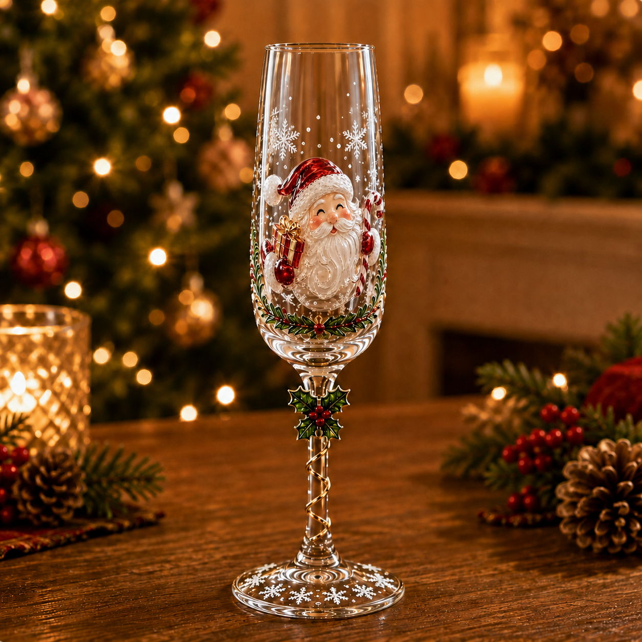 🎁Christmas Magic Champagne Glass Collection✨
