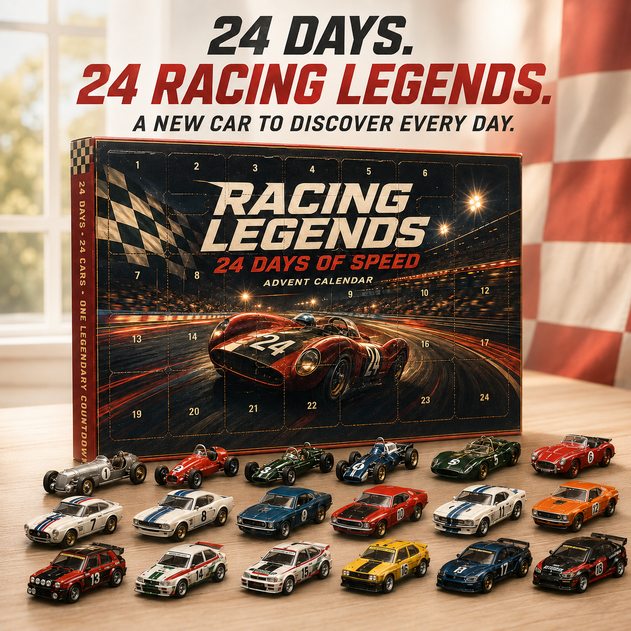 Racing Legends Advent Calendar — 24 Days of Speed