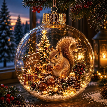 🎁✨ Magical Glass Christmas Ornaments